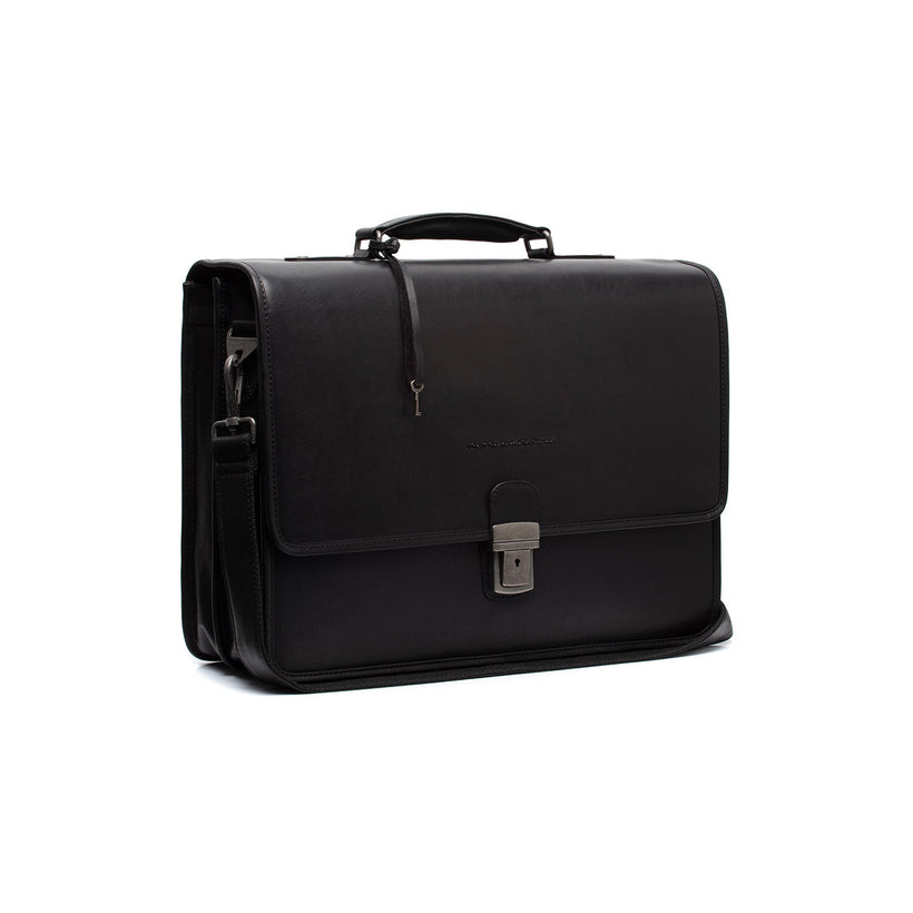 Glenwood Full-Grain Leather Briefcase メンズ