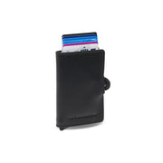 Albury Full-Grain Leather Card Holder レディース in Classic 100% Full-Grain Leather - Full Exterior Front Profile View | Buy Online