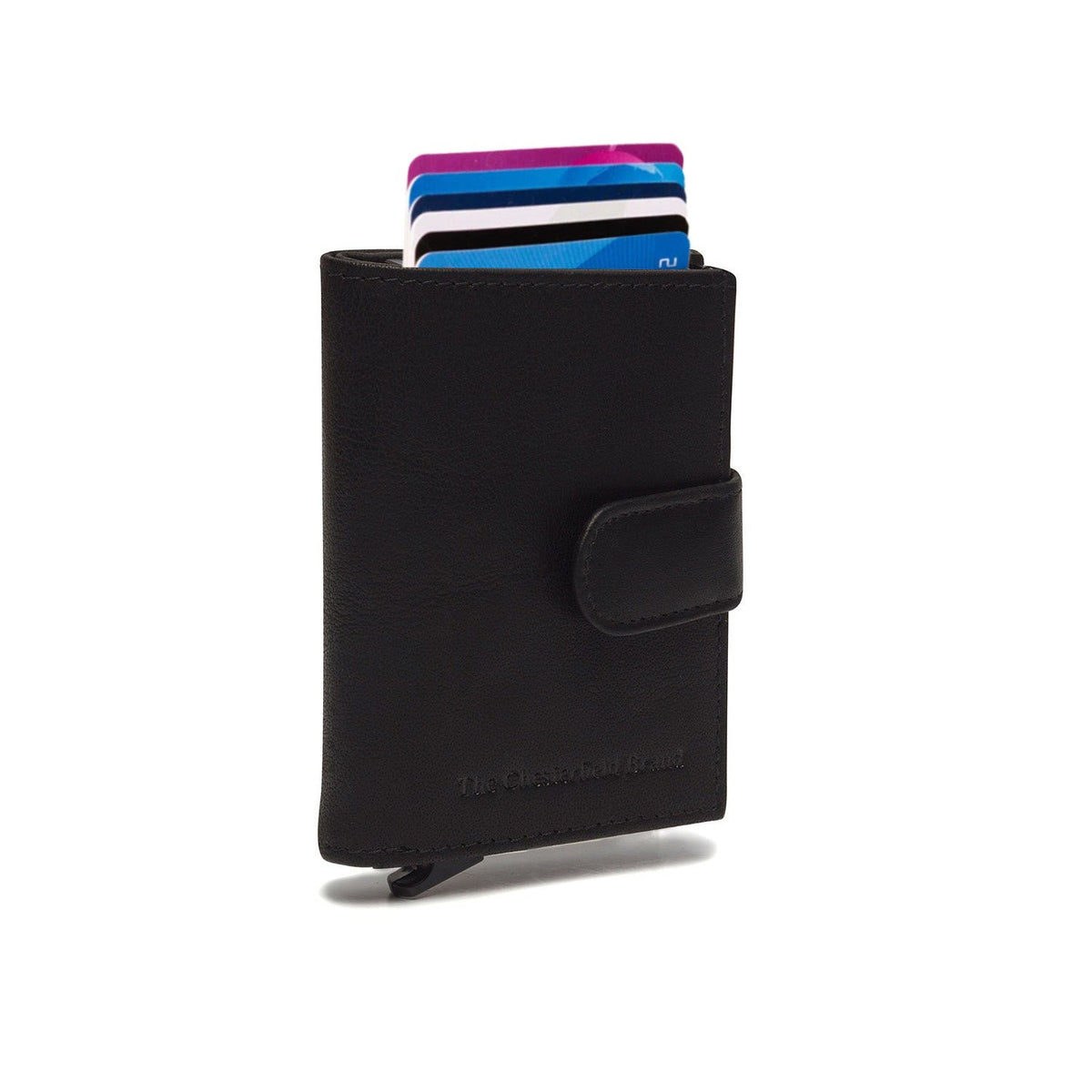 Hannover Full-Grain Leather Card Holder レディース in Classic 100% Full-Grain Leather - Full Exterior Front Profile View | Buy Online