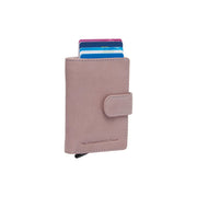 Kaunas Full-Grain Leather Card Holder レディース in Classic 100% Full-Grain Leather - Full Exterior Front Profile View | Buy Online