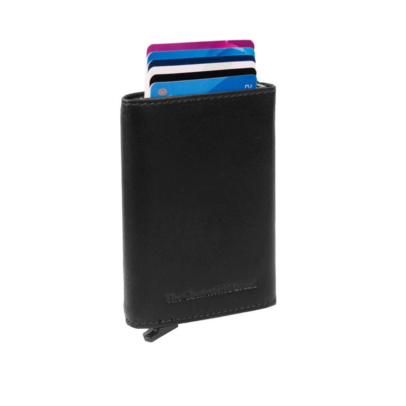 Lancaster Full-Grain Leather Card Holder レディース