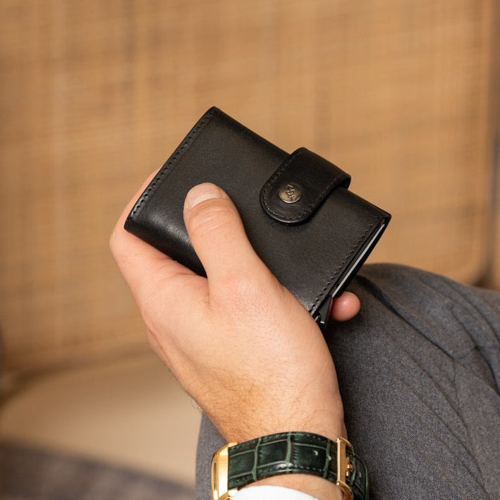 Larino Full-Grain Leather Card Holder レディース