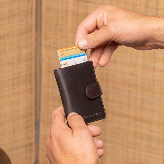 Leipzig Full-Grain Leather Card Holder レディース – alternate product view 2