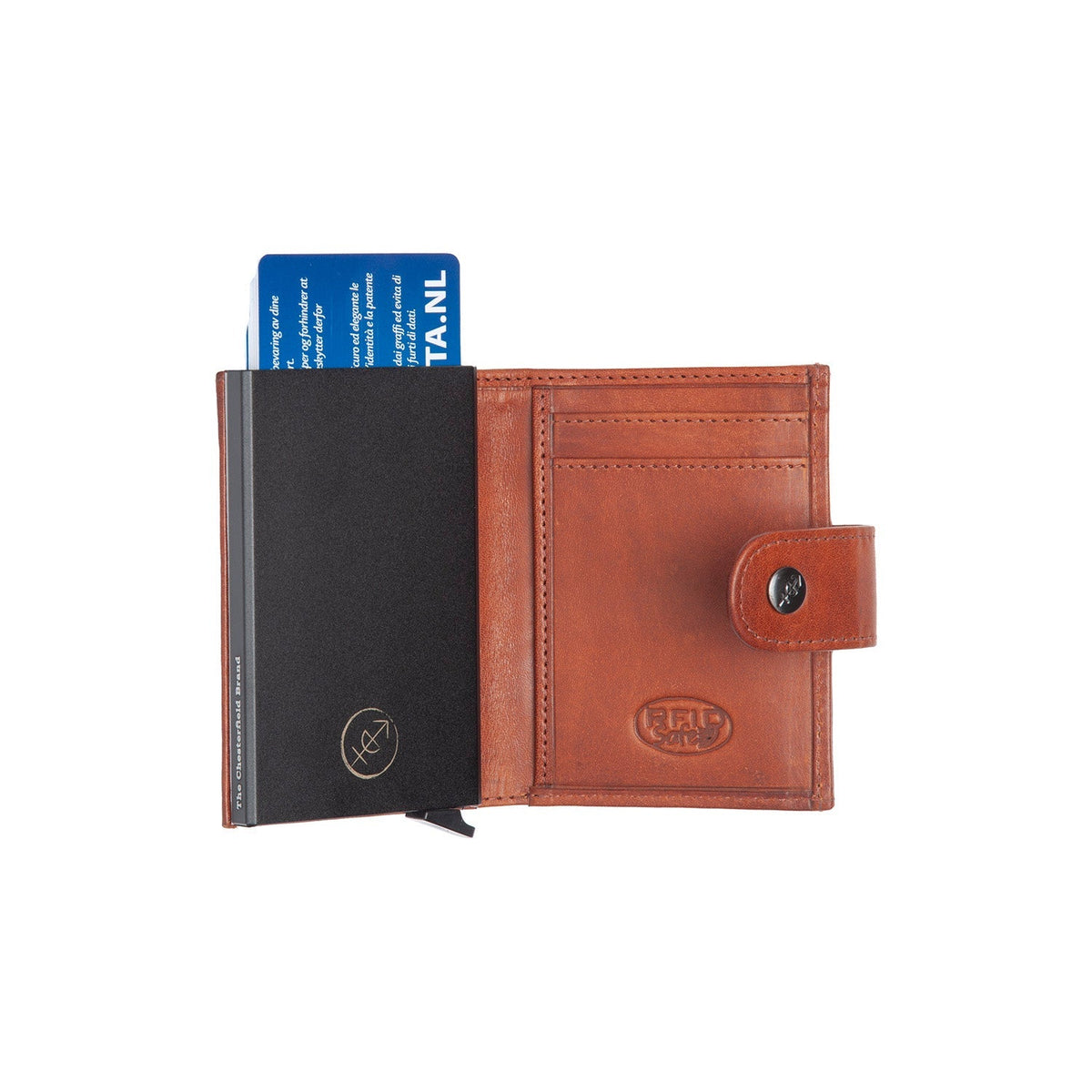 Lesina Full-Grain Leather Card Holder レディース – alternate product view 3