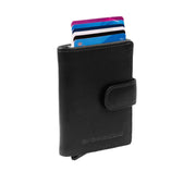 Loughton Full-Grain Leather Card Holder レディース in Classic 100% Full-Grain Leather - Full Exterior Front Profile View | Buy Online