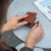 Mannheim Full-Grain Leather Card Holder レディース – alternate product view 3