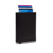Paris Full-Grain Leather Card Holder レディース in Classic 100% Full-Grain Leather - Full Exterior Front Profile View | Buy Online