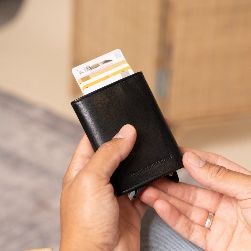 Paris Full-Grain Leather Card Holder レディース