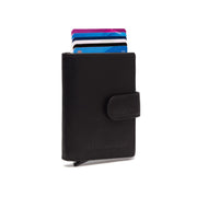 Prague Full-Grain Leather Card Holder レディース in Classic 100% Full-Grain Leather - Full Exterior Front Profile View | Buy Online