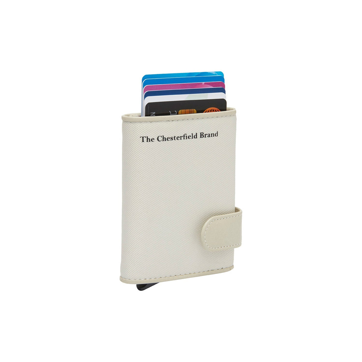 Sabana Full-Grain Leather Card Holder レディース in Classic 100% Full-Grain Leather - Full Exterior Front Profile View | Buy Online