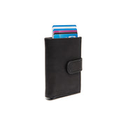 Torola Full-Grain Leather Card Holder レディース in Classic 100% Full-Grain Leather - Full Exterior Front Profile View | Buy Online