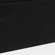 Solid Antique Brass Hardware &amp; Heavy-Duty Dual Zipper Detail on Leather Card Wallet レディース