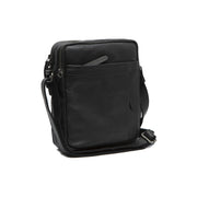 Alva Full-Grain Leather Crossbody Bag メンズ in Classic 100% Full-Grain Leather - Full Exterior Front Profile View | Buy Online