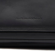 
Classic 100% Full-Grain leather Bag - 補強レザーストラップと丁寧な縫製が際立つ背面ビュー