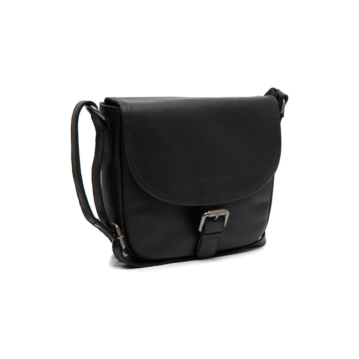 Lucian Full-Grain Leather Crossbody Bag レディース in Classic 100% Full-Grain Leather - Full Exterior Front Profile View | Buy Online