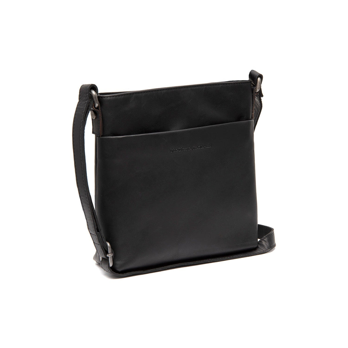 Navene Full-Grain Leather Crossbody Bag レディース in Classic 100% Full-Grain Leather - Full Exterior Front Profile View | Buy Online