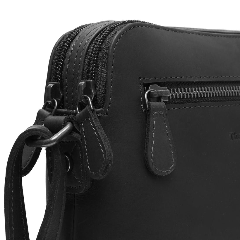 Nebraska Full-Grain Leather Crossbody Bag レディース