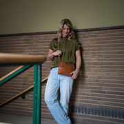 Nebraska Full-Grain Leather Crossbody Bag レディース – alternate product view 3