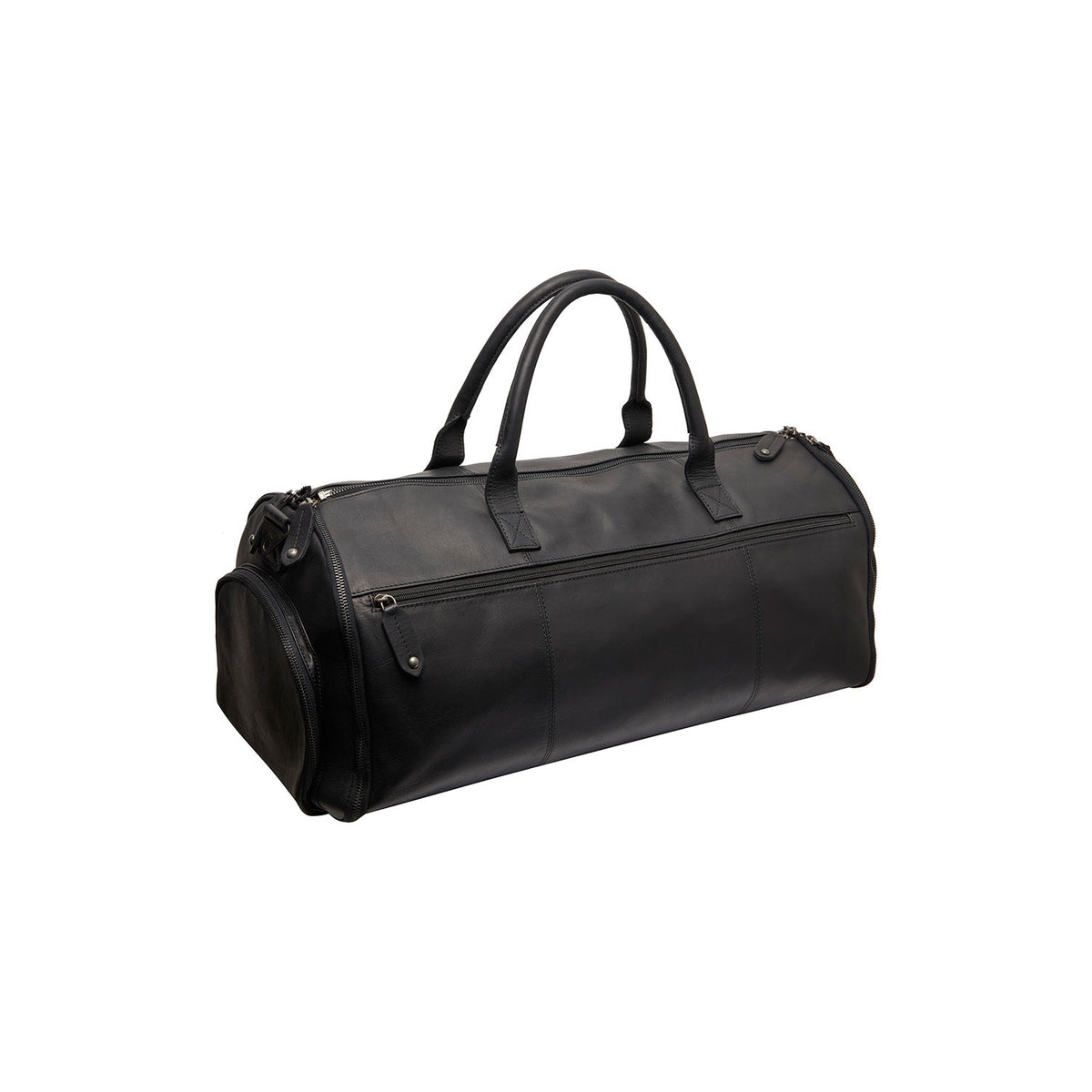 Tailored Rib Cuffs &amp; Hem Craftsmanship Construction Detail on Leather Garment Bag Finlay レディース