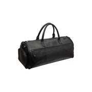 Tailored Rib Cuffs &amp; Hem Craftsmanship Construction Detail on Leather Garment Bag Finlay レディース