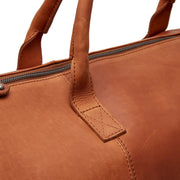 Cognac Leather Garment Bag Finlay レディース, detail view 1