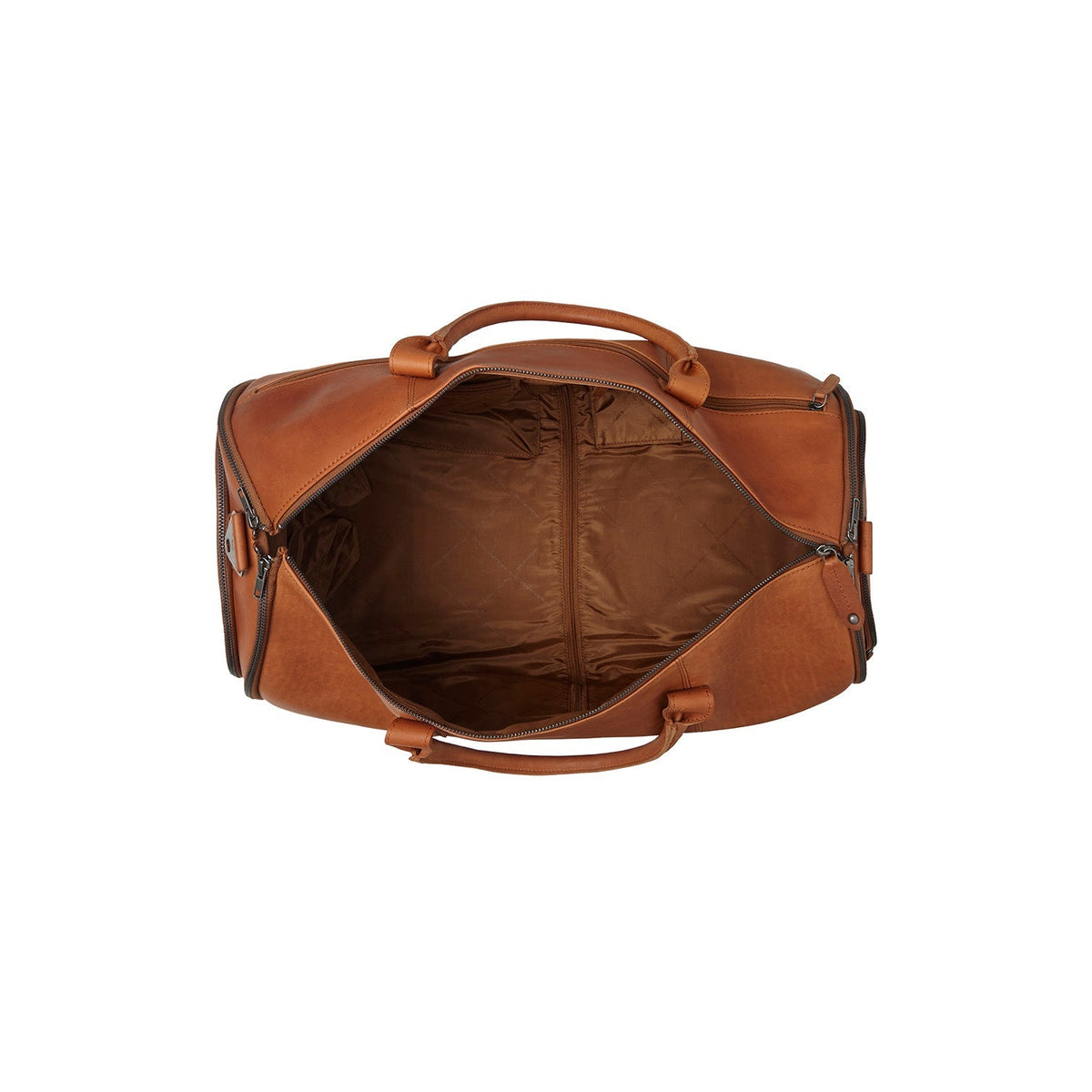 Cognac Leather Garment Bag Finlay レディース, detail view 4
