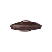 Close-Up Detail of Classic Collar &amp; Heavy-Duty Zipper Hardware on Leather Garment Bag Josh レディース