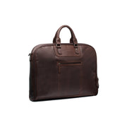 Tailored Rib Cuffs &amp; Hem Craftsmanship Construction Detail on Leather Garment Bag Josh レディース
