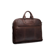 Leather Garment Bag Josh レディース in Classic 100% Full-Grain Leather - Front Profile View &amp; Tailored Silhouette | Buy Online