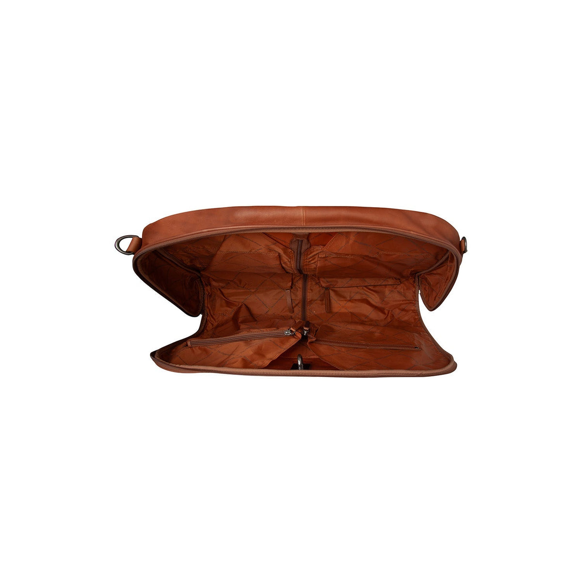 Cognac Leather Garment Bag Josh レディース, detail view 3