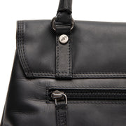 
Authentic 100% Full-Grain Leather Grain Texture & Heavy-Duty Seam Stitching Detail