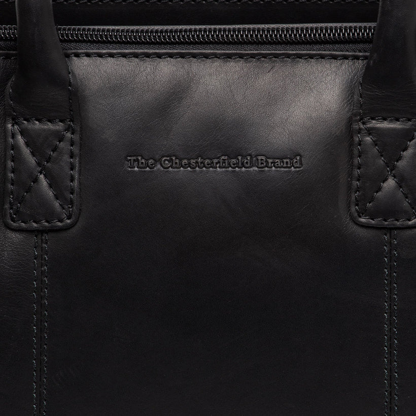 Ezra Full-Grain Leather Handbag レディース
