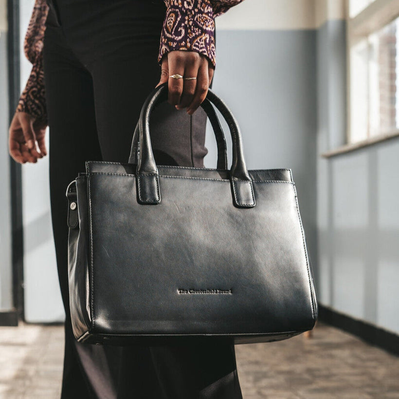 Garda Full-Grain Leather Handbag レディース