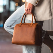 Langton Full-Grain Leather Handbag レディース – alternate product view 2