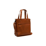 Tailored Rib Cuffs &amp; Hem Craftsmanship Construction Detail on Lingfield Full-Grain Leather Handbag レディース