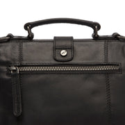 Rachael Full-Grain Leather Handbag レディース - Lateral Side Profile View Showing Sleeve Cut &amp; Athletic Taper Fit