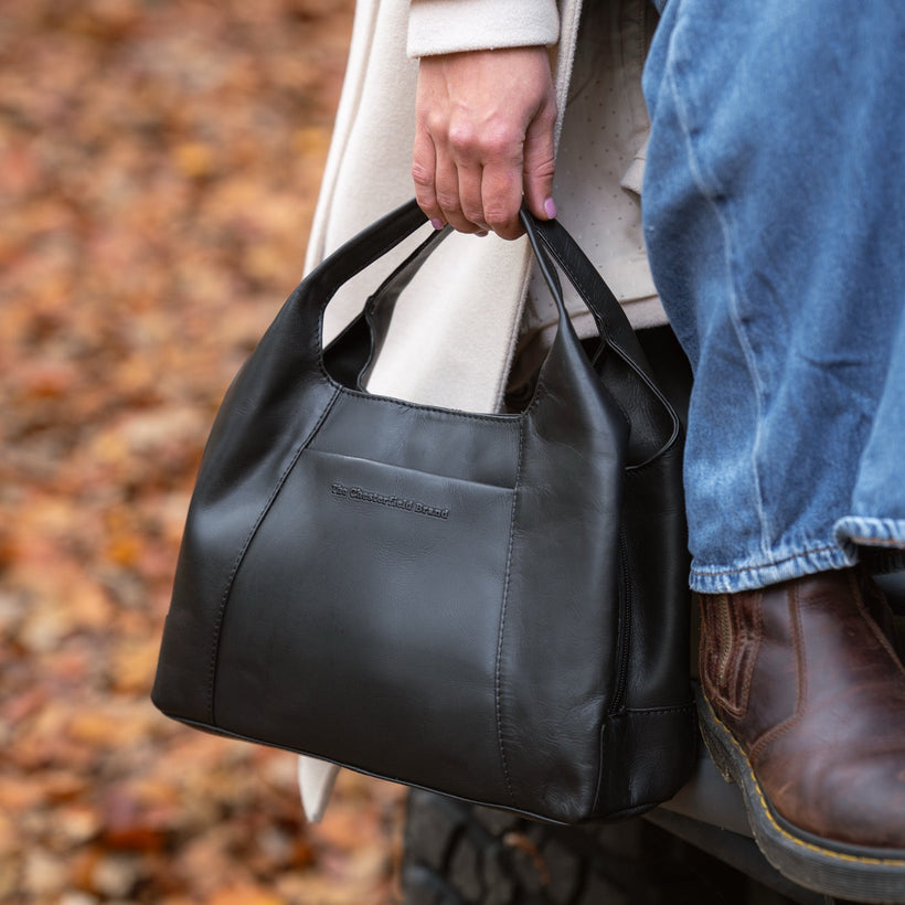 Salina Full-Grain Leather Handbag レディース