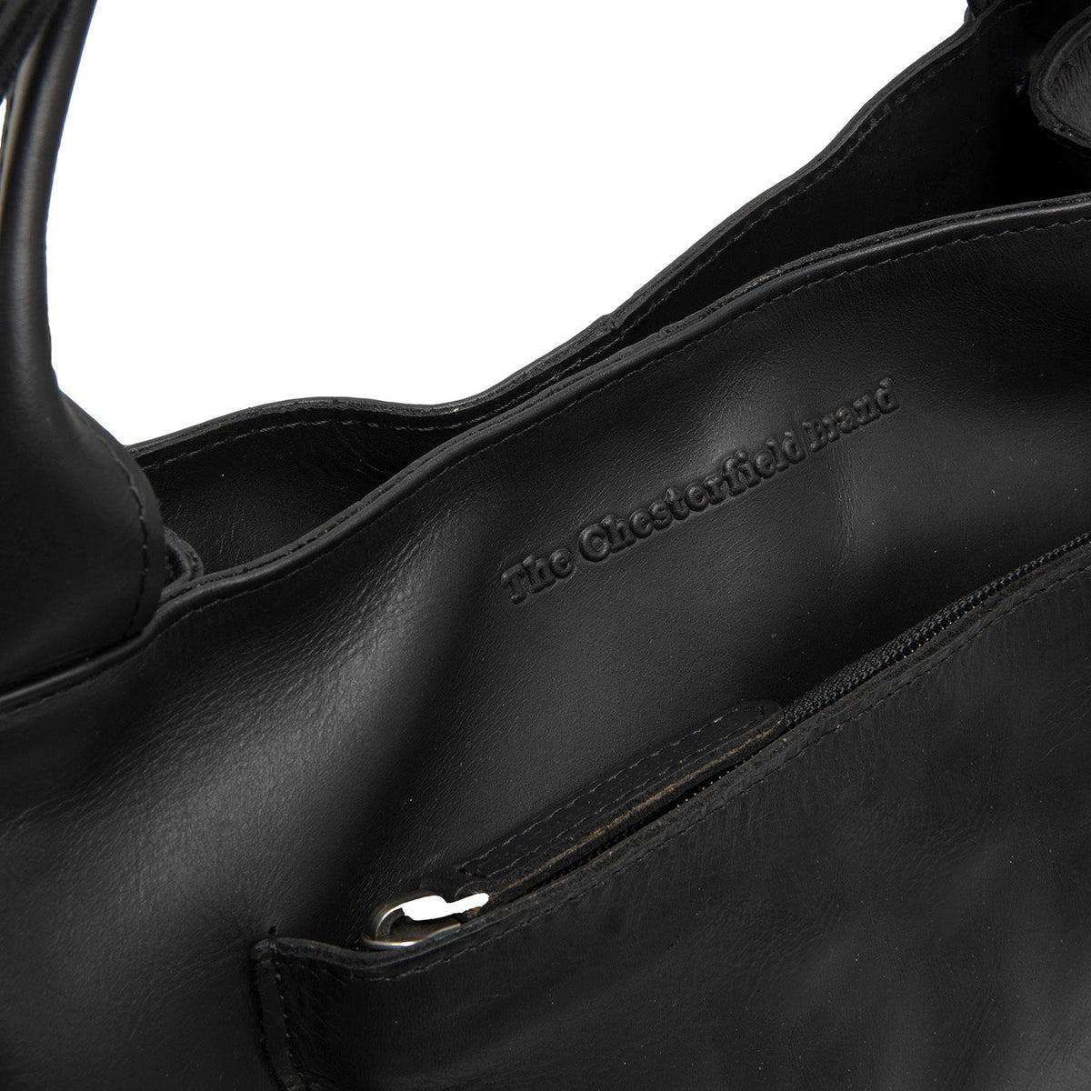 Tenara Full-Grain Leather Handbag レディース - Lateral Side Profile View Showing Sleeve Cut &amp; Athletic Taper Fit