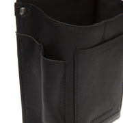 
Solid Antique Brass Hardware & Heavy-Duty Dual Zipper Detail on Taiwan フルグレインレザー Waiter 本革ウォレット Holster