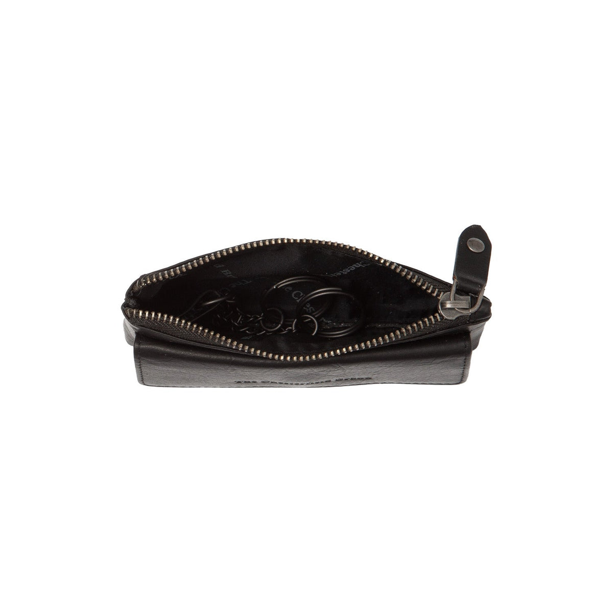 Violette Full-Grain Leather Key Case レディース - Lateral Side Profile View Showing Sleeve Cut &amp; Athletic Taper Fit