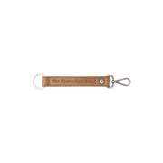 Leather Key Ring コニャック レディース in Cognac 100% Full-Grain Leather - Front Profile View &amp; Tailored Silhouette | Buy Online