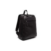 Detroit Full-Grain Leather Laptop Backpack レディース in Classic 100% Full-Grain Leather - Full Exterior Front Profile View | Buy Online