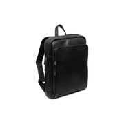 Jasper Full-Grain Leather Laptop Backpack レディース in Classic 100% Full-Grain Leather - Full Exterior Front Profile View | Buy Online