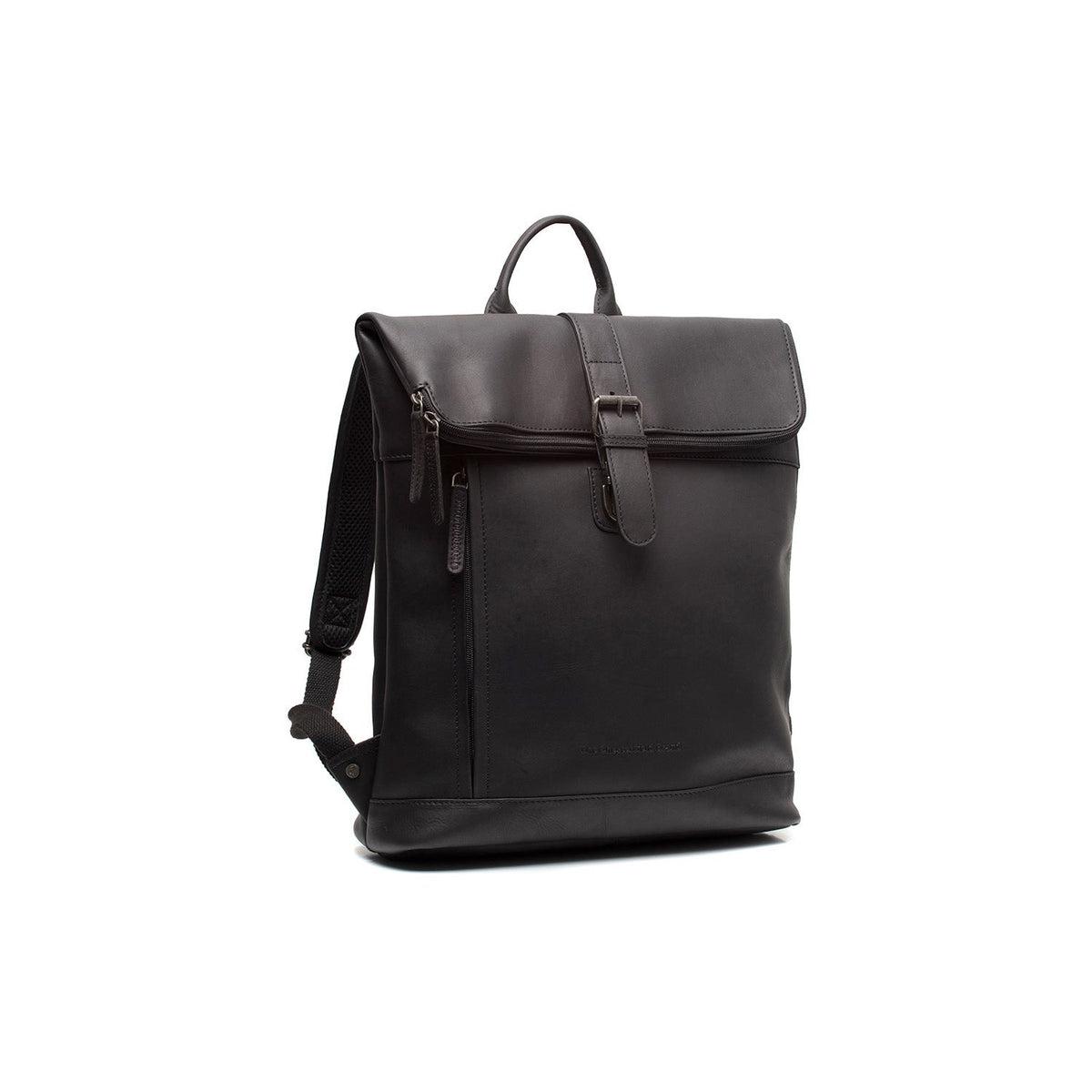 Larsson Full-Grain Leather Laptop Backpack レディース in Classic 100% Full-Grain Leather - Full Exterior Front Profile View | Buy Online