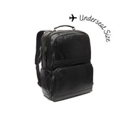 Lennox Full-Grain Leather Laptop Backpack レディース in Classic 100% Full-Grain Leather - Full Exterior Front Profile View | Buy Online