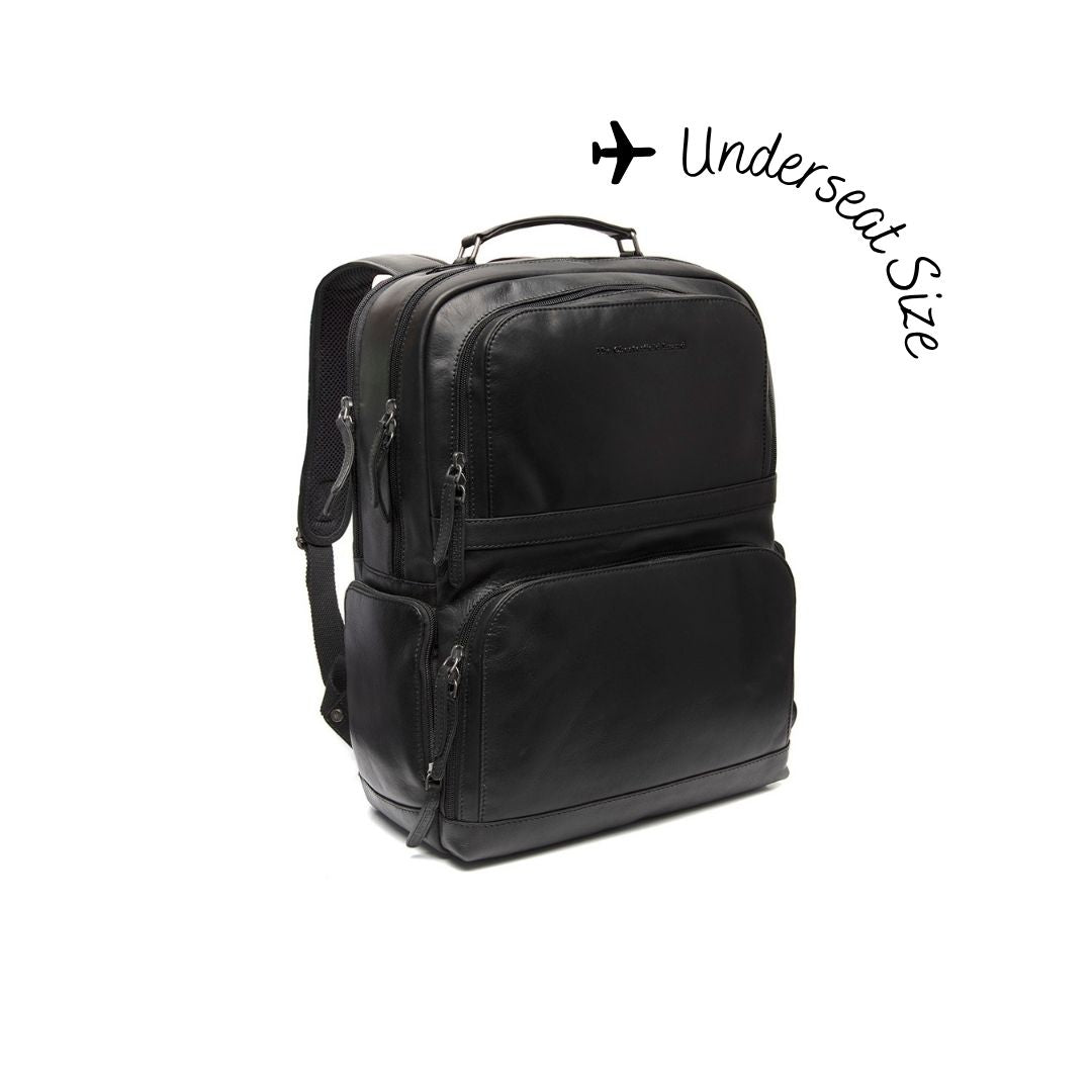 Lennox Full-Grain Leather Laptop Backpack クラシック100%フルグレインレザー - Full Exterior 正面スタイル＆テーラードシルエット | 公式オンライン通販