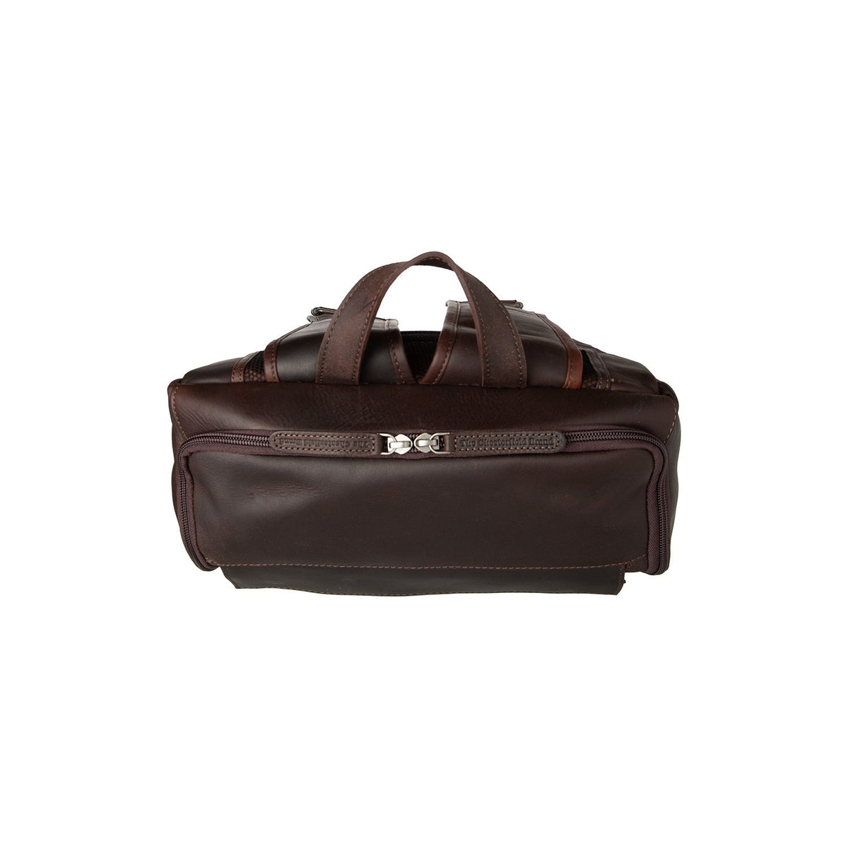 Rich Full-Grain Leather Laptop Backpack メンズ – alternate product view 3