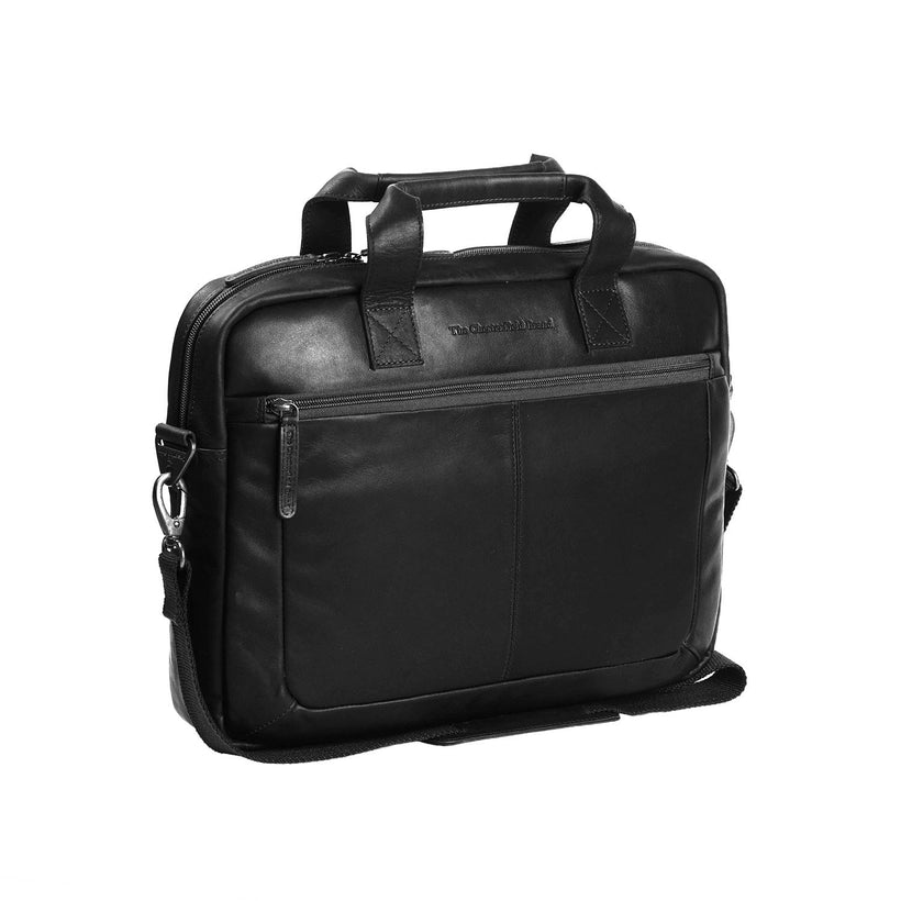 Calvi Full-Grain Leather Laptop Bag レディース