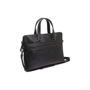 Elvas Full-Grain Leather Laptop Bag レディース in Classic 100% Full-Grain Leather - Full Exterior Front Profile View | Buy Online