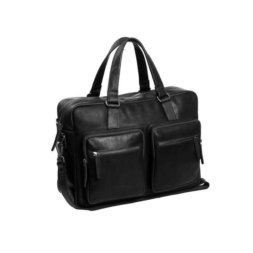 Misha Full-Grain Leather Laptop Bag レディース